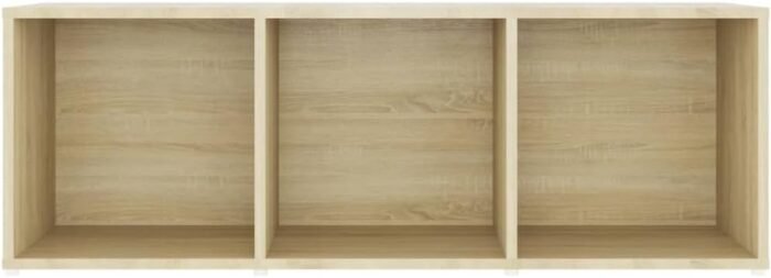 TV Stand for 50” TVs, Media Console with 3 Storage Cabinets & Open Shelving, Engineered Wood Brown - Image 6